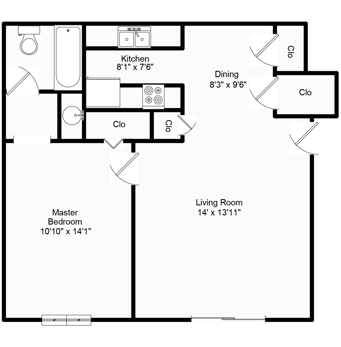 464 Woodside Trail A4, Decatur, IL Floorplan